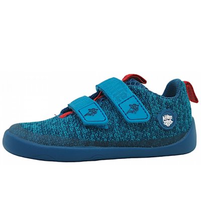 Affenzahn Knit Happy Shark Barfußschuhe in Petrol