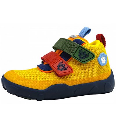 Affenzahn Knit Happy Paradies Vogel Barfußschuhe in gelb/ rot/ grün Affenzahn Knit Happy Paradies Vogel Barfußschuhe in gelb/ rot/ grün
