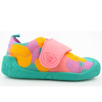 Affenzahn Prewalker Cotton Smally Klettschuh in pink kombi Affenzahn Prewalker Cotton Smally Klettschuh in pink kombi