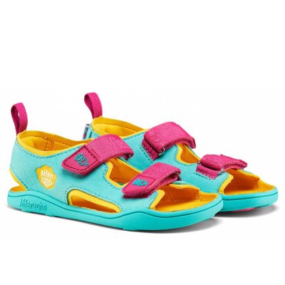 Affenzahn Airy Eule Sandalette in türkis pink Affenzahn Airy Eule Sandalette in türkis pink