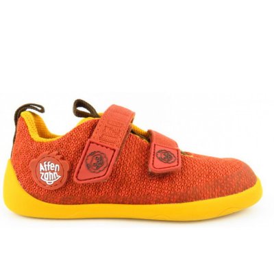 Affenzahn Sneaker Knit Happy Lion Klettschuh in orange gelb Affenzahn Sneaker Knit Happy Lion Klettschuh in orange gelb