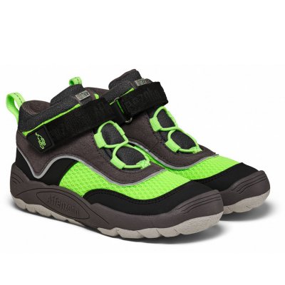 Affenzahn Vegan Explory Panther Klettstiefel in 80028 Grün, Grau, Schwarz Affenzahn Vegan Explory Panther Klettstiefel in 80028 Grün, Grau, Schwarz