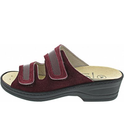 algemare Pantolette in tinto-rojo