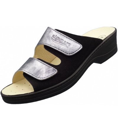 Algemare Pantolette in schwarz-kombiniert Algemare Pantolette in schwarz-kombiniert