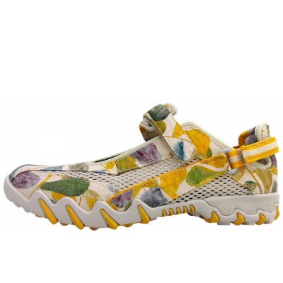 Allrounder by Mephisto Niro Ballerina in Leaves Beige 3112 Allrounder by Mephisto Niro Ballerina in Leaves Beige 3112