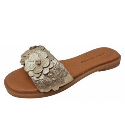Apple of Eden Pantolette in taupe Apple of Eden Pantolette in taupe