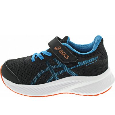 Asics Patriot 13 GS Sportschuh in black-island blue Asics Patriot 13 GS Sportschuh in black-island blue