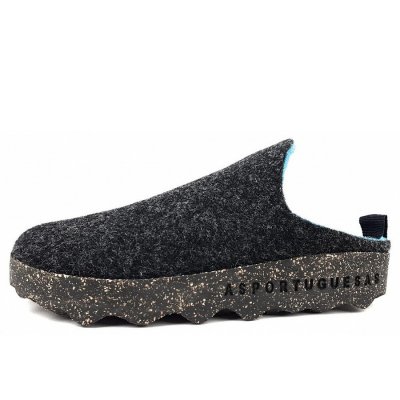 Asportuguesas Come Po Pantolette in Anthracite