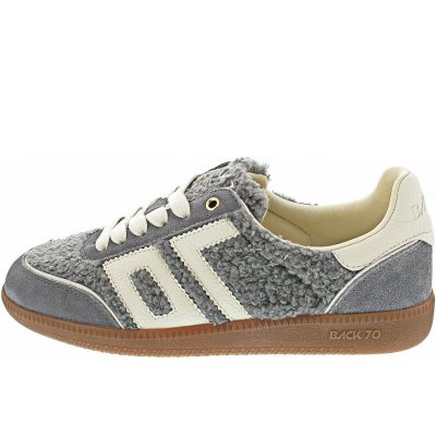Back 70 Cloud Teddy FU18 Sneaker in gray fur-milk litchi