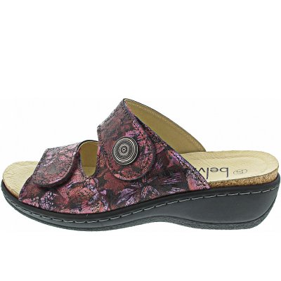 Belvida Pantolette in magenta Flor Belvida Pantolette in magenta Flor