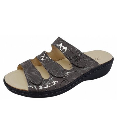 Belvida Pantolette in grau silber Belvida Pantolette in grau silber
