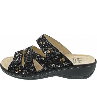 Belvida Pantolette in platina (schwarz)