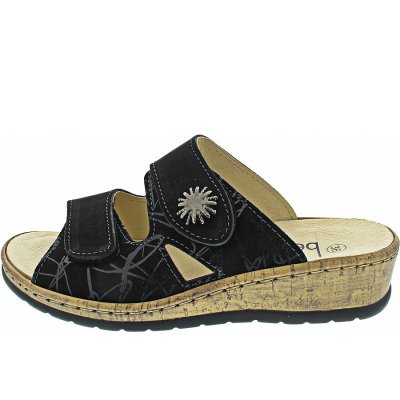 Belvida Pantolette in schwarz-schwarz