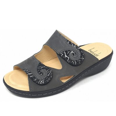 Belvida Pantolette in anthrazit silber Belvida Pantolette in anthrazit silber