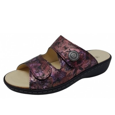 Belvida Pantolette in magentha flor Belvida Pantolette in magentha flor