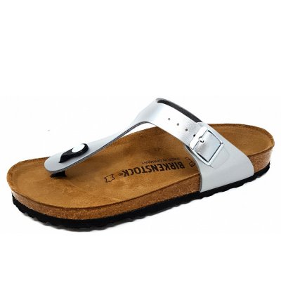 Birkenstock Gizeh Zehentrenner in silver Birkenstock Gizeh Zehentrenner in silver