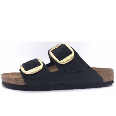 Birkenstock arizona big buckle lenb black Pantolette in schwarz Birkenstock arizona big buckle lenb black Pantolette in schwarz