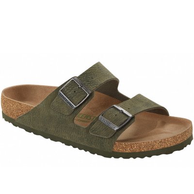 Birkenstock Arizona Pantoletten in Desert Dust Thyme Birkenstock Arizona Pantoletten in Desert Dust Thyme