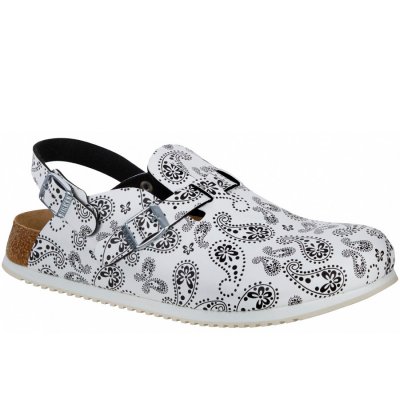 Birkenstock Pantolette in baisley black/white Birkenstock Pantolette in baisley black/white