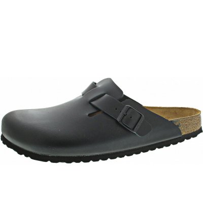 Birkenstock Boston BS Pantolette in schwarz Birkenstock Boston BS Pantolette in schwarz