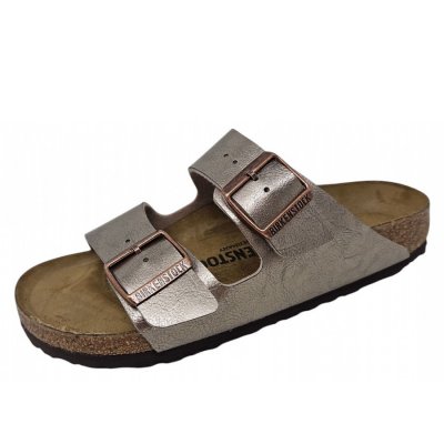 Birkenstock Arizona Pantolette in graceful taupe Birkenstock Arizona Pantolette in graceful taupe