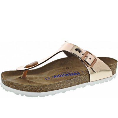 Birkenstock Gizeh NL WB met. copper Pantolette in metallic copper Birkenstock Gizeh NL WB met. copper Pantolette in metallic copper