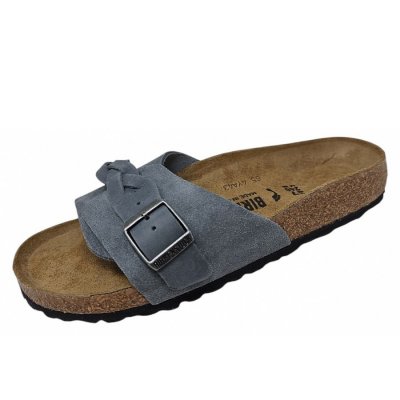 Birkenstock Pula Braided Pantolette in basalt grey Birkenstock Pula Braided Pantolette in basalt grey