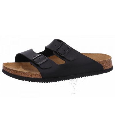 Birkenstock Arizona Pantolette in schwarz Birkenstock Arizona Pantolette in schwarz