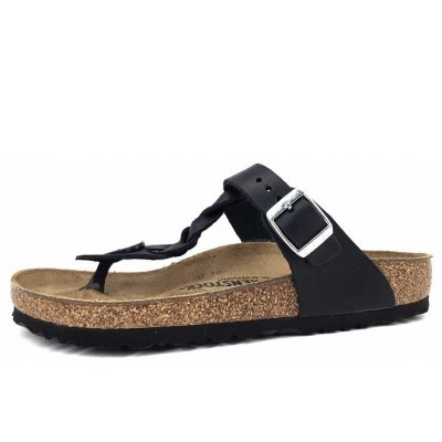Birkenstock Gizeh Braded Zehensteg in black Birkenstock Gizeh Braded Zehensteg in black