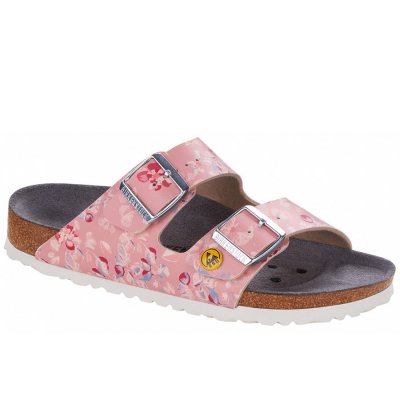Birkenstock Arizona Pantoletten in Flower Field Rose Birkenstock Arizona Pantoletten in Flower Field Rose