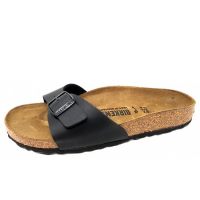 Birkenstock Madrid Pantolette in schwarz Birkenstock Madrid Pantolette in schwarz