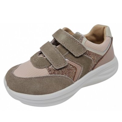 Bisgaard Yuki Glitter Klettschuh in taupe Bisgaard Yuki Glitter Klettschuh in taupe