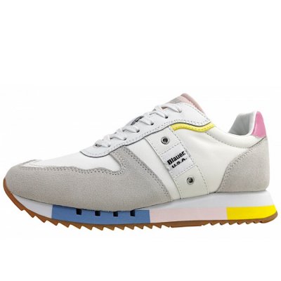 Blauer USA Melrose Schnürer in fantasy/white FAN/WHI Blauer USA Melrose Schnürer in fantasy/white FAN/WHI