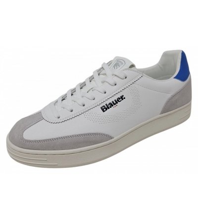 Blauer USA Grant 03 Sneaker in white royal Blauer USA Grant 03 Sneaker in white royal