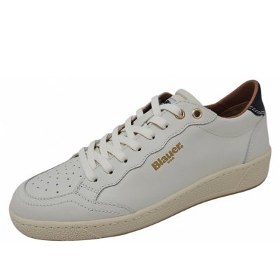 Blauer USA Olympia 01 Sneaker in white Blauer USA Olympia 01 Sneaker in white