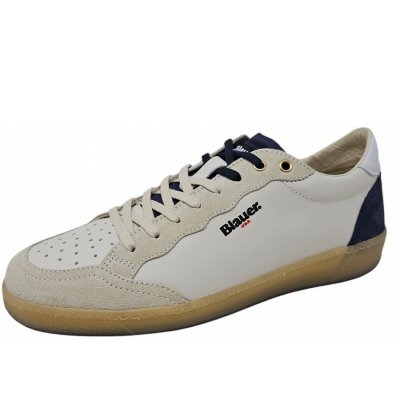 Blauer USA Murray 01 Sneaker in white navy Blauer USA Murray 01 Sneaker in white navy