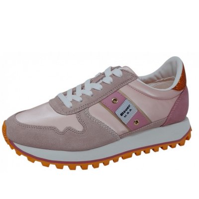 Blauer USA Millen 03 Sneaker in pink prange Blauer USA Millen 03 Sneaker in pink prange