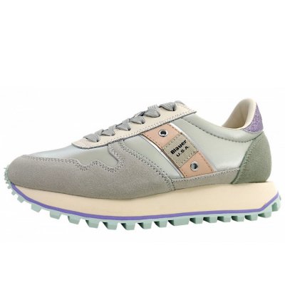 Blauer USA Millen03 sportlicher Schnürer in aqua/lilac AQU/LIL Blauer USA Millen03 sportlicher Schnürer in aqua/lilac AQU/LIL