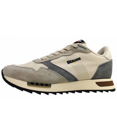 Blauer USA Ryder sportlicher Schnürer in cream/grey CRE/GRY Blauer USA Ryder sportlicher Schnürer in cream/grey CRE/GRY