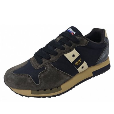 Blauer USA Sneaker in navy brown Blauer USA Sneaker in navy brown