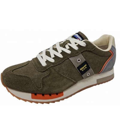 Blauer USA Queens Sneaker in military grey Blauer USA Queens Sneaker in military grey