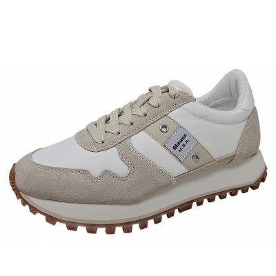 Blauer USA Millen Sneaker in cream Blauer USA Millen Sneaker in cream