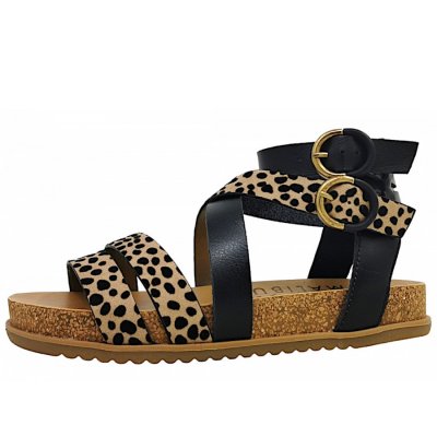 Blowfish Fandie B Sandalette in Black/Sand