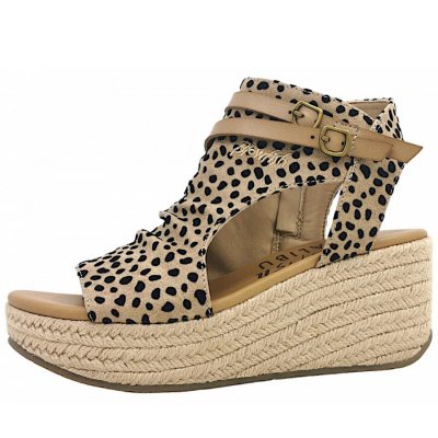 Blowfish Lacey C Rope Sandale in Sand Leo