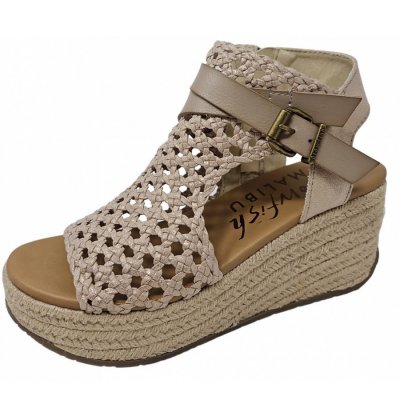 Blowfish Keilsandalette in gold