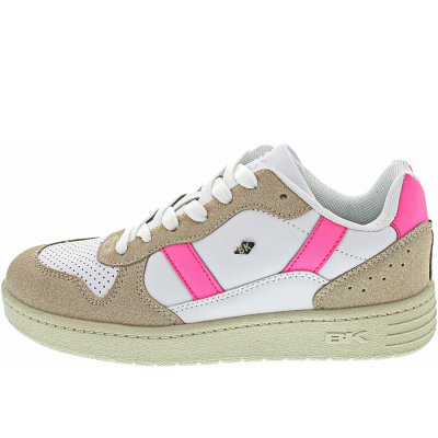 British Knights Raww Sneaker low in wht-beige-neon pnk British Knights Raww Sneaker low in wht-beige-neon pnk