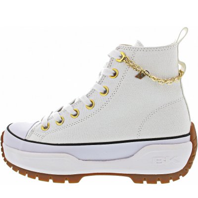 British Knights Kaya Mid Fly Sneaker high in white-gold