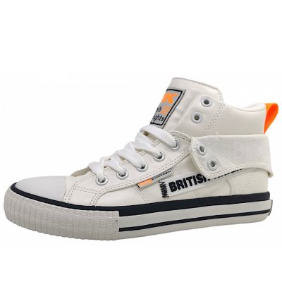 British Knights Roco Sneaker high in 04 white/ neon orange