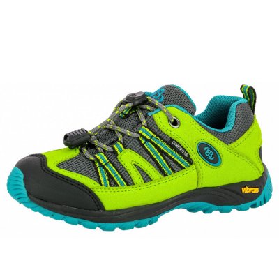 Brütting Ohio Low Vibram Wanderschuh in lemon/grau/blau