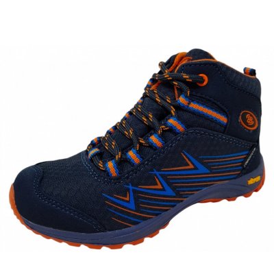 Brütting Chestna High Wanderschuh in anthrazit blau orange